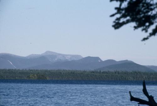 View_of_Kathadin_range_Across_Chesuncook_Lake